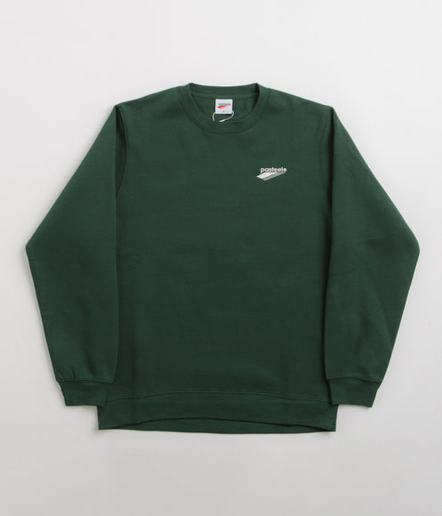 Pasteelo Embroidered O.G. Crewneck Sweatshirt - Dark Forest