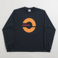 Pasteelo Grooves Long Sleeve T-Shirt - Navy thumbnail