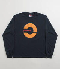 Pasteelo Grooves Long Sleeve T-Shirt - Navy