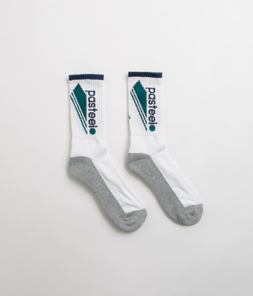 Pasteelo O.G. ATL Socks - White / Green / Grey