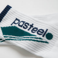 Pasteelo O.G. ATL Socks - White / Green / Grey thumbnail