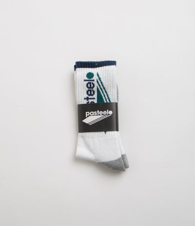 Pasteelo O.G. ATL Socks - White / Green / Grey