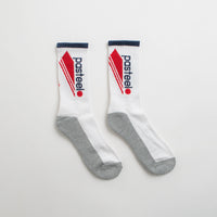 Pasteelo O.G. ATL Socks - White / Red / Grey thumbnail