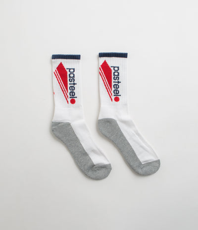 Pasteelo O.G. ATL Socks - White / Red / Grey