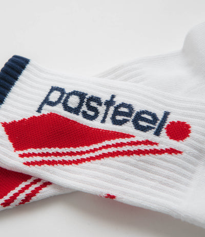 Pasteelo O.G. ATL Socks - White / Red / Grey