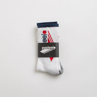 Pasteelo O.G. ATL Socks - White / Red / Grey thumbnail