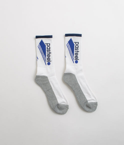 Pasteelo O.G. ATL Socks - White / Royal / Grey