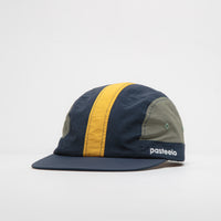 Pasteelo Stripe Cap - Navy / Olive / Gold thumbnail