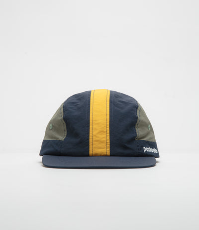 Pasteelo Stripe Cap - Navy / Olive / Gold