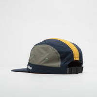 Pasteelo Stripe Cap - Navy / Olive / Gold thumbnail