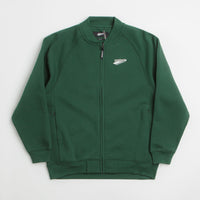 Pasteelo Zip Up Trainer Sweatshirt - Forest thumbnail