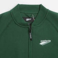 Pasteelo Zip Up Trainer Sweatshirt - Forest thumbnail