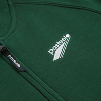 Pasteelo Zip Up Trainer Sweatshirt - Forest thumbnail