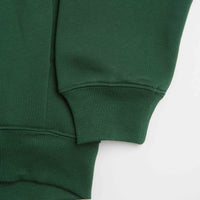 Pasteelo Zip Up Trainer Sweatshirt - Forest thumbnail