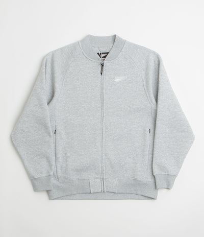 Pasteelo Zip Up Trainer Sweatshirt - Heather Grey