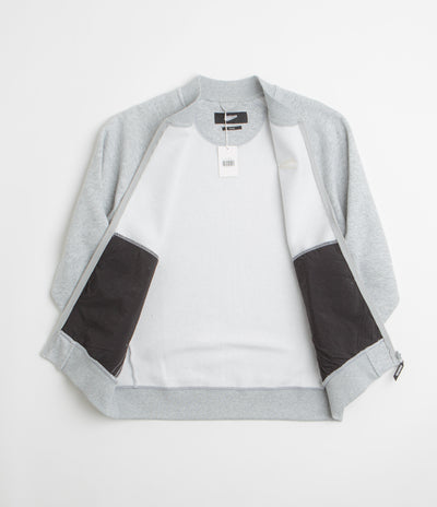 Pasteelo Zip Up Trainer Sweatshirt - Heather Grey