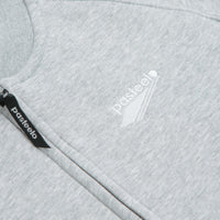 Pasteelo Zip Up Trainer Sweatshirt - Heather Grey thumbnail