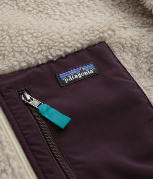 Patagonia Classic Retro-X Jacket - Natural / Obsidian Plum | Flatspot