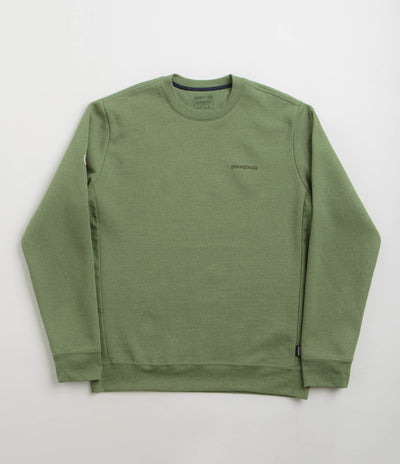 Patagonia Fitz Roy Icon Uprisal Crewneck Sweatshirt - Terrain Green