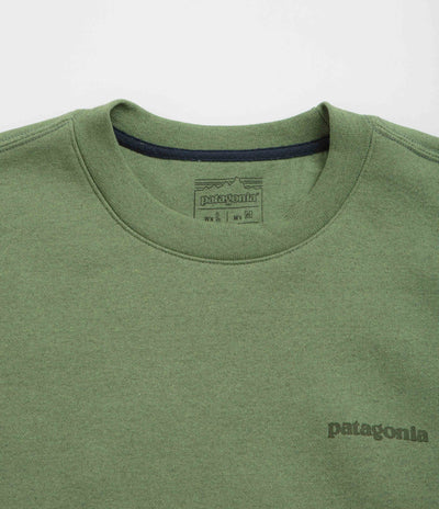 Patagonia Fitz Roy Icon Uprisal Crewneck Sweatshirt - Terrain Green