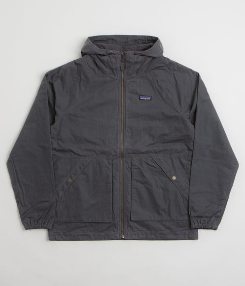 Patagonia Lightweight Waxed Cotton Jacket Forge Grey Flatspot