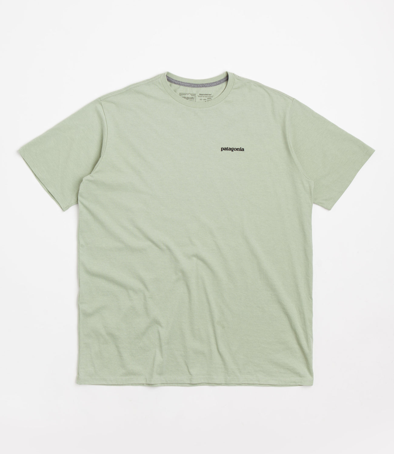 Patagonia P-6 Logo Responsibili-Tee T-Shirt - Salvia Green | Flatspot