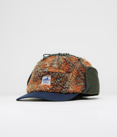 Patagonia Range Earflap Cap - Sun Wave: Raptor Brown