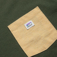 Patagonia Shop Sticker Pocket Responsibili-Tee Long Sleeve T-Shirt - Torrey Pine Green thumbnail