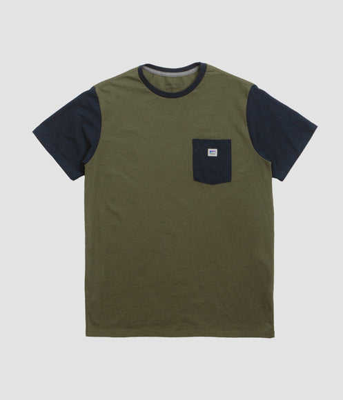 Patagonia Shop Sticker Pocket Responsibili-Tee T-Shirt - Tent Green