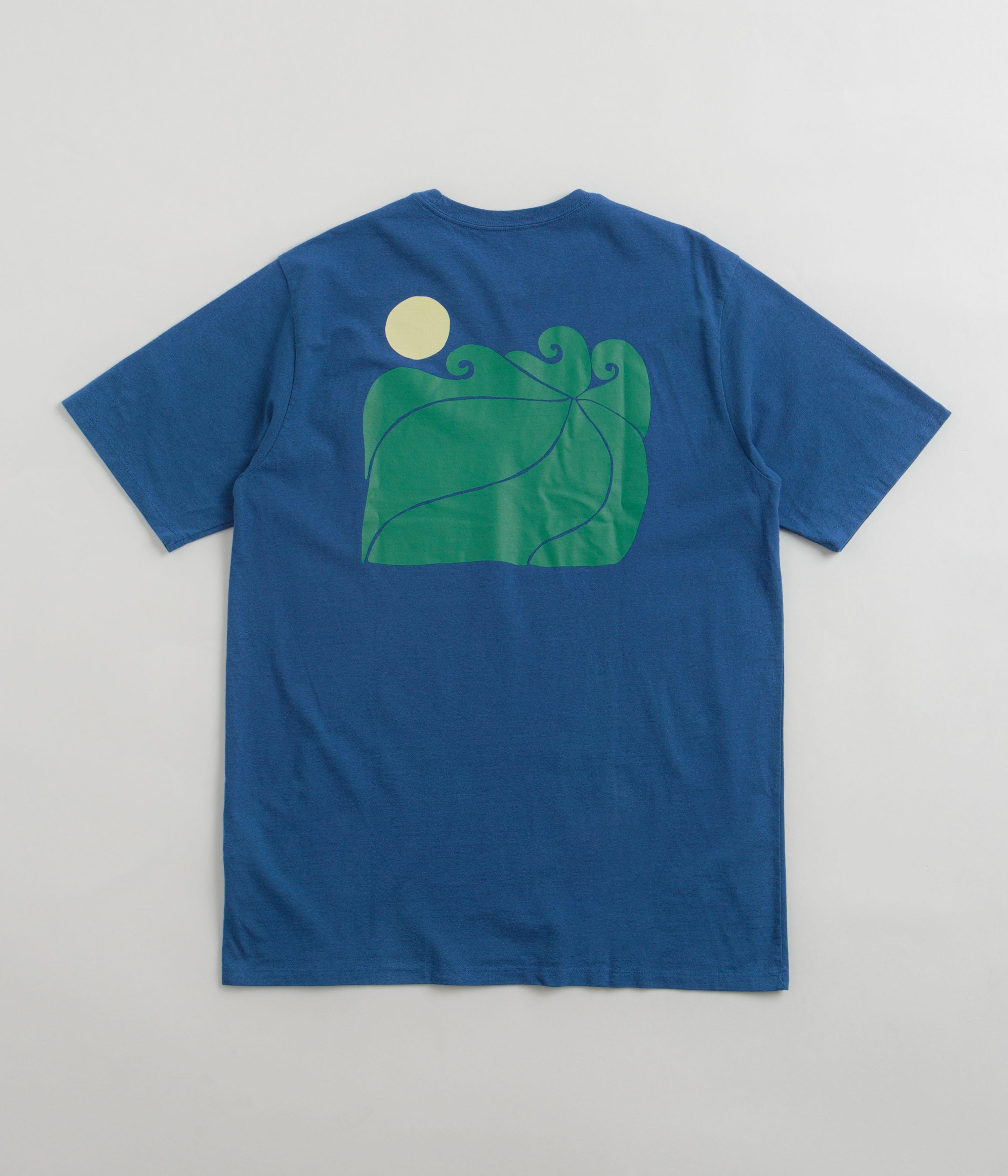 Polar Stripe Surf T Shirt Camel Flatspot