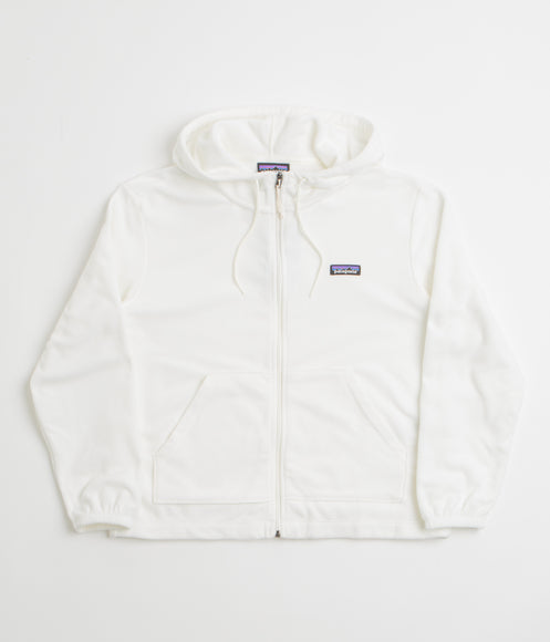 Patagonia Womens Micro D Hooded Fleece - Birch White