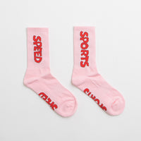 Pawa Speed Sports Raceday Socks - Sakura Pink thumbnail