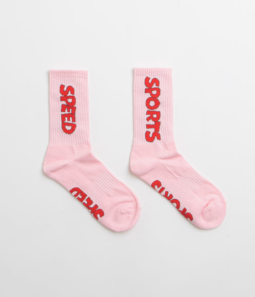 Pawa Speed Sports Raceday Socks - Sakura Pink