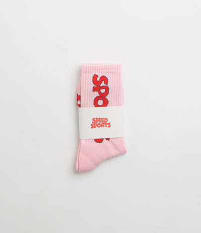 Pawa Speed Sports Raceday Socks - Sakura Pink