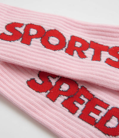 Pawa Speed Sports Raceday Socks - Sakura Pink