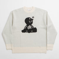 Pawa Speed Sports Skeleboy Knit Sweatshirt - Off White thumbnail