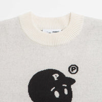 Pawa Speed Sports Skeleboy Knit Sweatshirt - Off White thumbnail