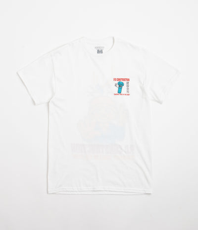 Playdude Construction T-Shirt - White