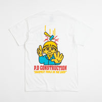 Playdude Construction T-Shirt - White thumbnail