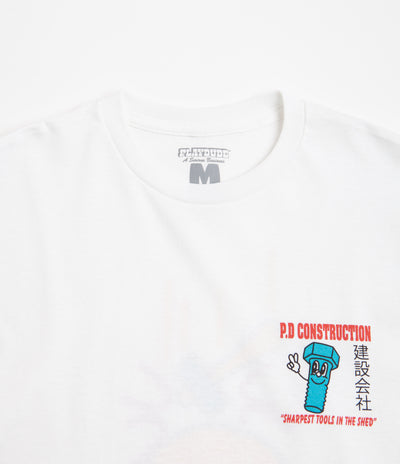 Playdude Construction T-Shirt - White