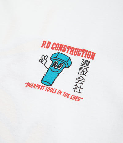 Playdude Construction T-Shirt - White