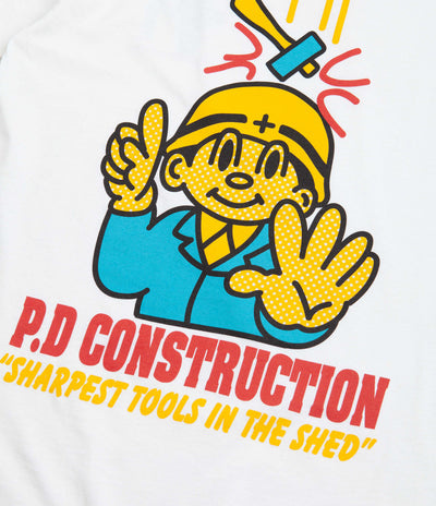 Playdude Construction T-Shirt - White