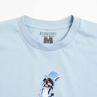 Playdude Ice Cold Embroidered T-Shirt - Pale Blue thumbnail