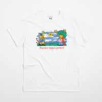 Playdude Practice Makes Perfect T-Shirt - White thumbnail