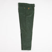 Playdude Psychadelic Warfare Corduroy Trousers - Emerald thumbnail