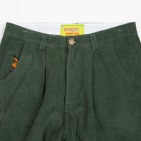 Playdude Psychadelic Warfare Corduroy Trousers - Emerald thumbnail