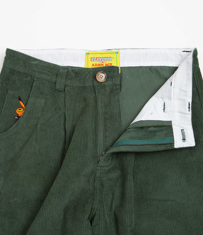 Playdude Psychadelic Warfare Corduroy Trousers - Emerald