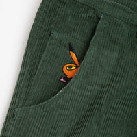 Playdude Psychadelic Warfare Corduroy Trousers - Emerald thumbnail