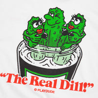 Playdude Real Dill T-Shirt - White thumbnail