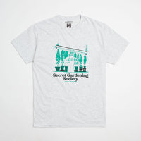 Playdude Secret Gardening Society T-Shirt - Ash Grey thumbnail